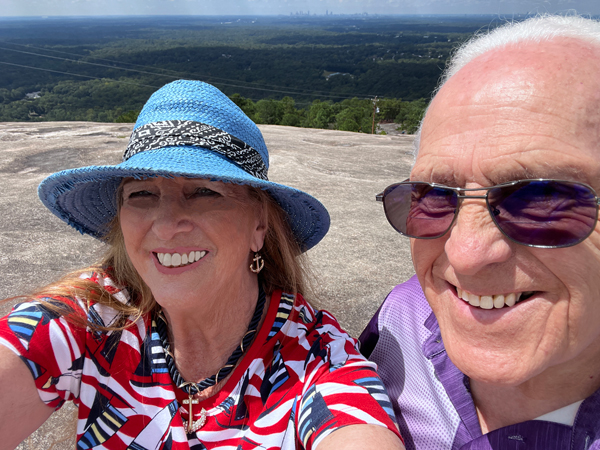 Karen and Lee Duquette at Stone Mountain