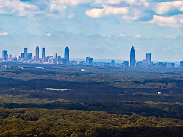 view from the top of Stone Mountain, Georgia