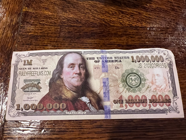 1,000,00 bill