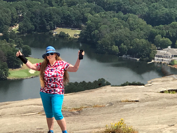 Karen Duquette at Stone Mountain