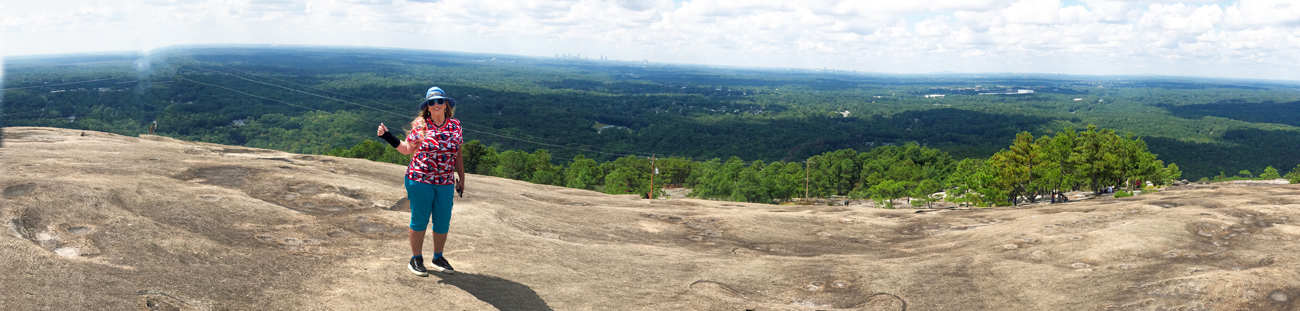 Karen Duquette at Stone Mountain