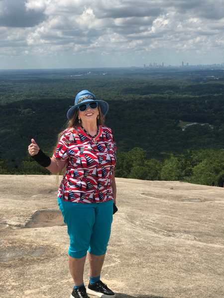 Karen Duquette at Stone Mountain