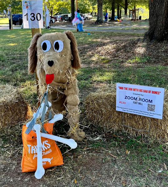 Boo the Dog scarecrow 130