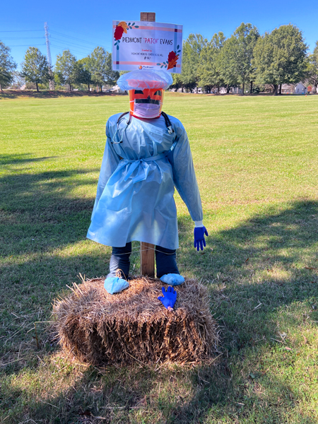 Piedmont Medcial Center Rock Hill scarecrow