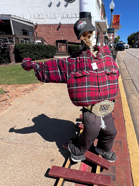 Hobo Restaurant scarecrow