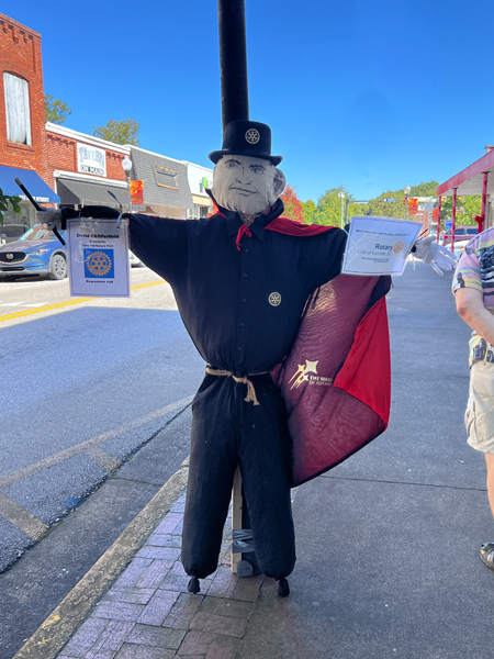 David CROPerfield scarecrow