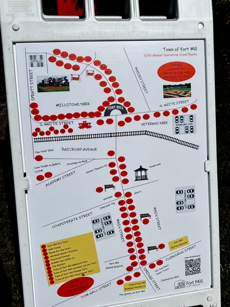 Scarecrow Crawl map