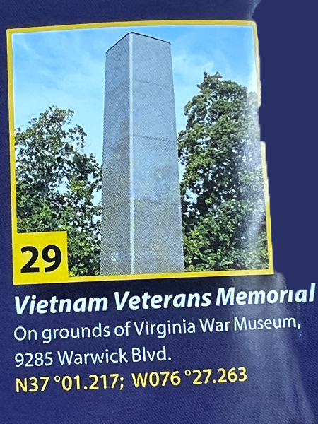 Vietnam Veterans Memorial sign