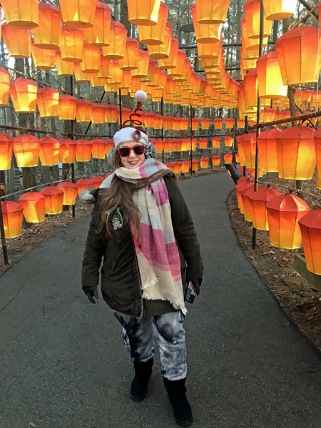 Karen Duquette in the Lantern Tunnel in 2024