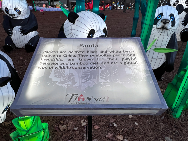 Panda sign