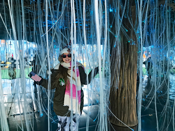 Karen Duquette in kaleidoscope cave in 2024