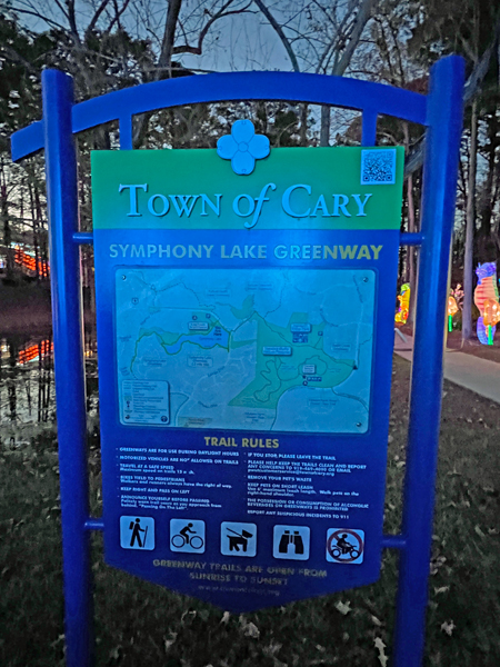 own of Cary sign