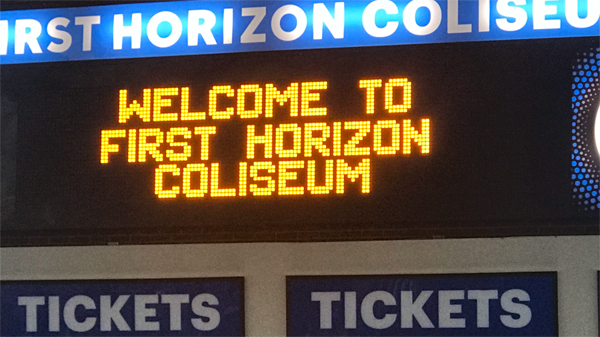 Welcome to First Horizon Coliseum