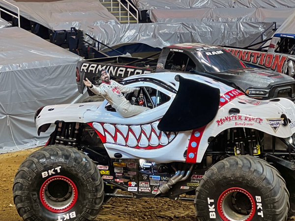 Blake Grange in Monster Mutt Dalmatian