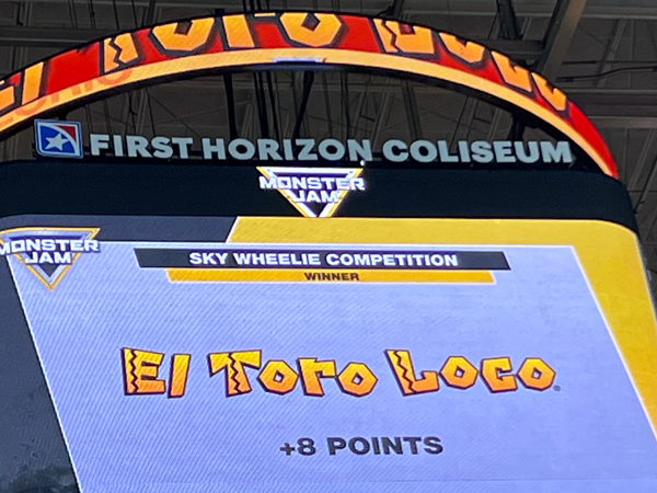 El toro Loco won th Sky Wheelie compeition