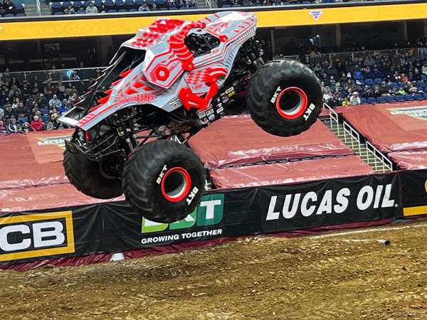 Tony Ochs in ThunderROARus Monster truck