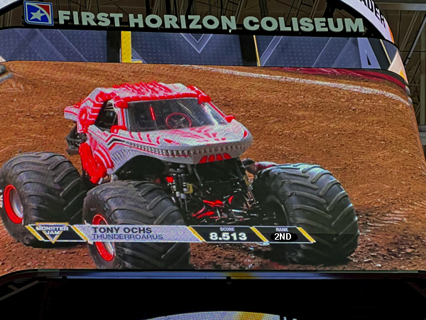 Tony Ochs in ThunderROARus Monster truck