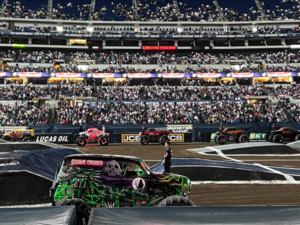 Tyler Menninga, driver of Grave Digger
