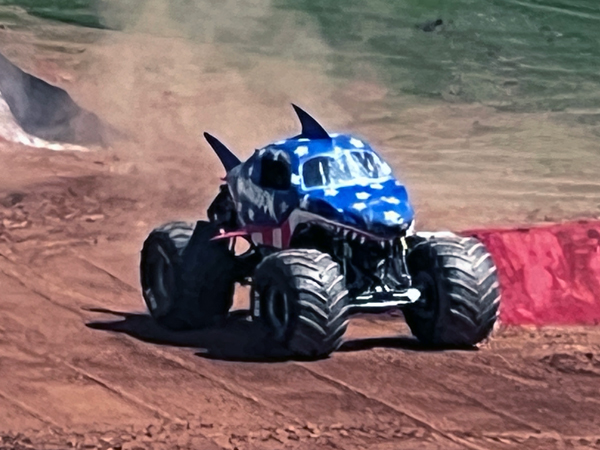 the Star Spangled Magalodon Monster Truck