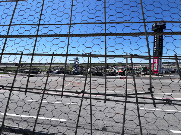 view from original seat
