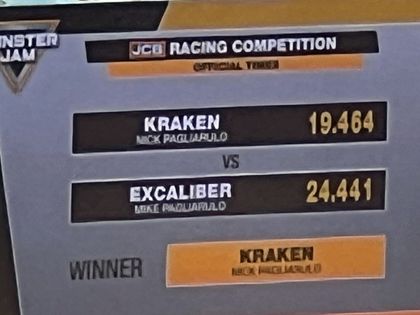 racken beat Excaliber Monster Truck