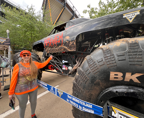 Karen Duquette and Mayhem Monster Truck