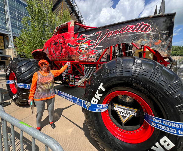 Karen Duquette and Vendetta Monster Truck 