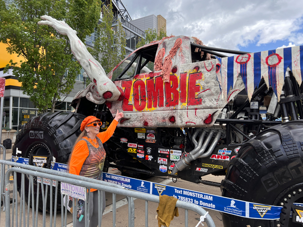 Karen Duquette and Zombie Monster Truck 