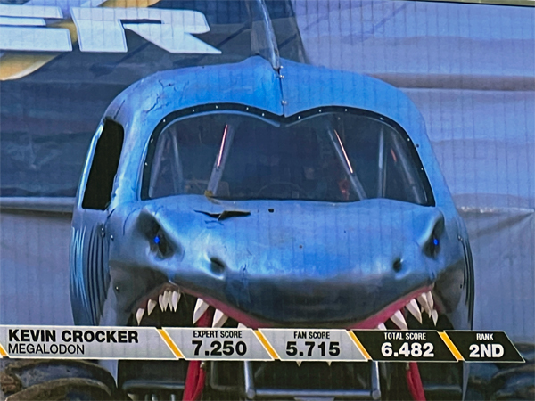 Megalodon score 11th place