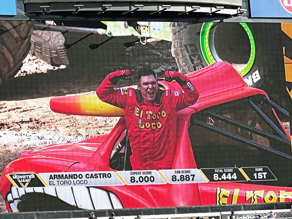Armando Castro, driver of El Toro Loco