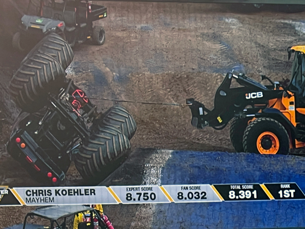 Mayhem score of 8.391 - third place