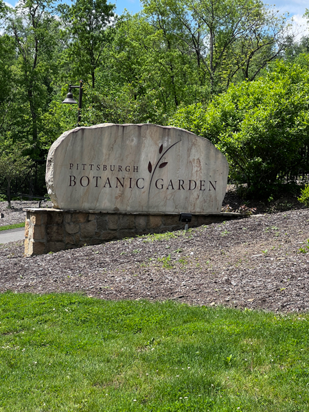 Pittsburgh Botanic Garden sign