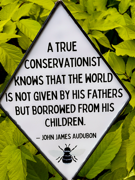 Conservationist sign