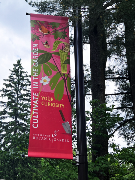 Cultivate in the Garden sign
