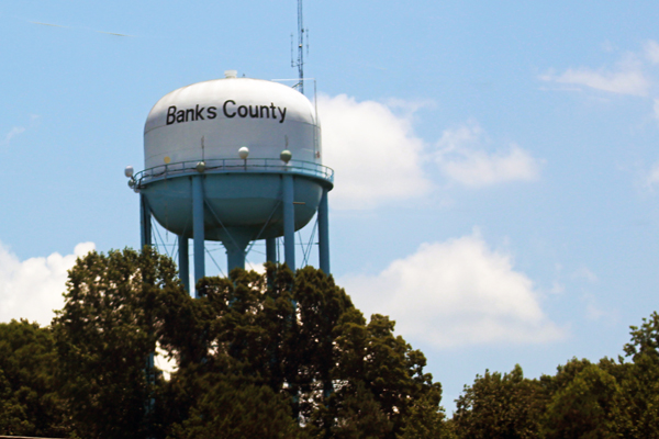 Banks County water Tower