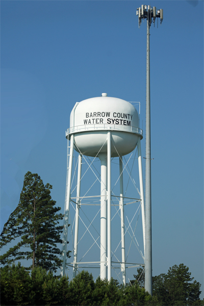 Barrow County Water tower