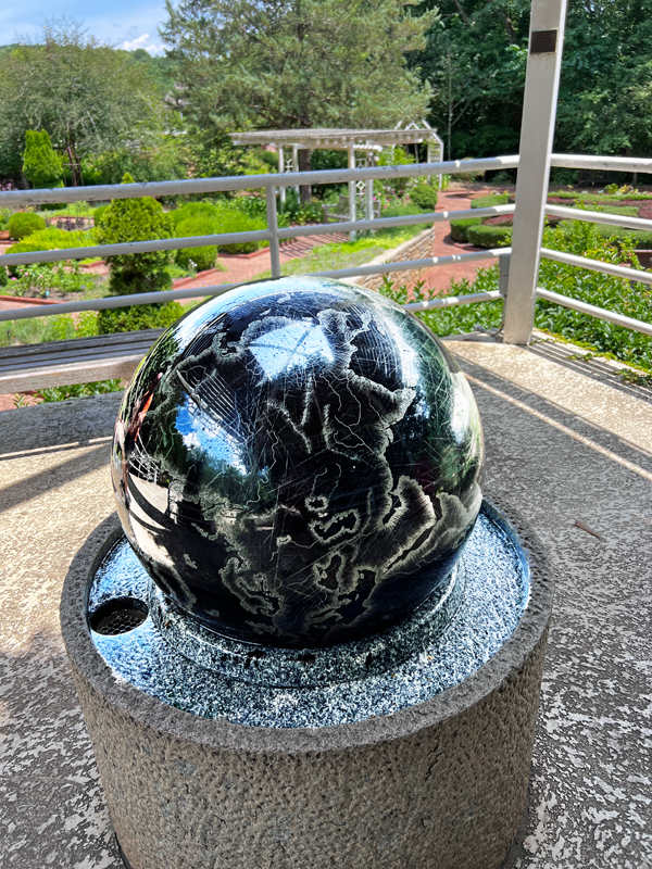 spinning globe