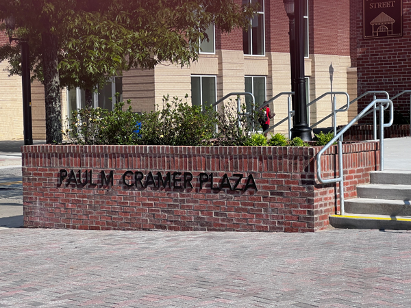 Palm Cramer Plaza steps