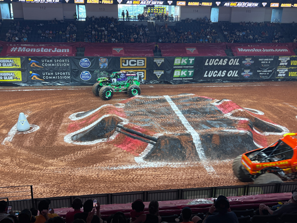 Grave Digger won the Racing Compeittion