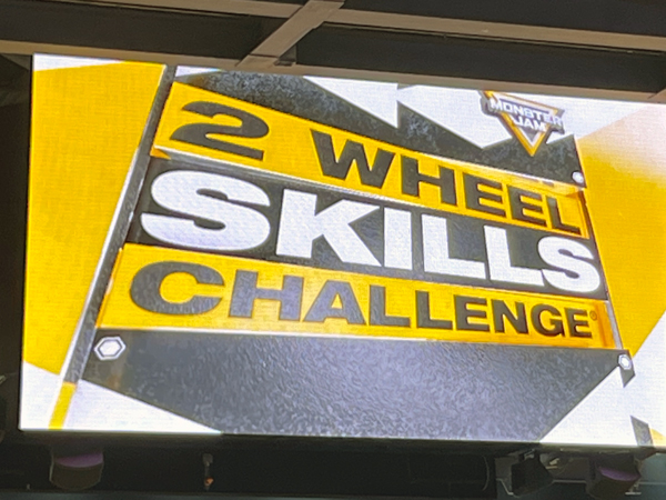 2-Wheel Skills challenge sign