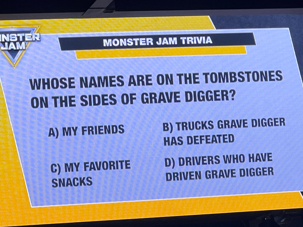 trivia question