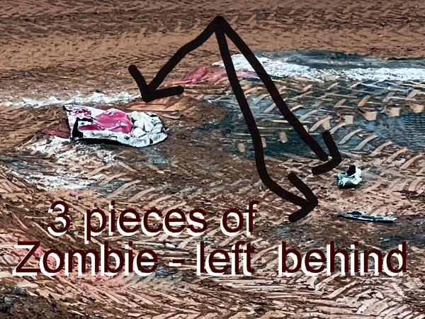 Zombie lost some pieces