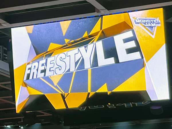 Freestyle Monster Jam sign
