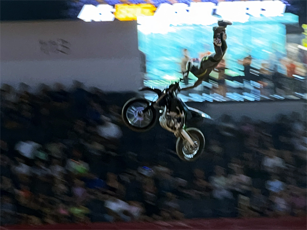 biker at Monster Jam in Georgia