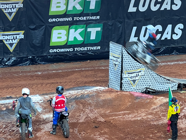 bikers at Monster Jam in Georgia