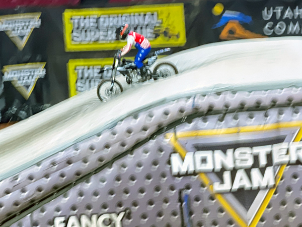 Monster Jam biker