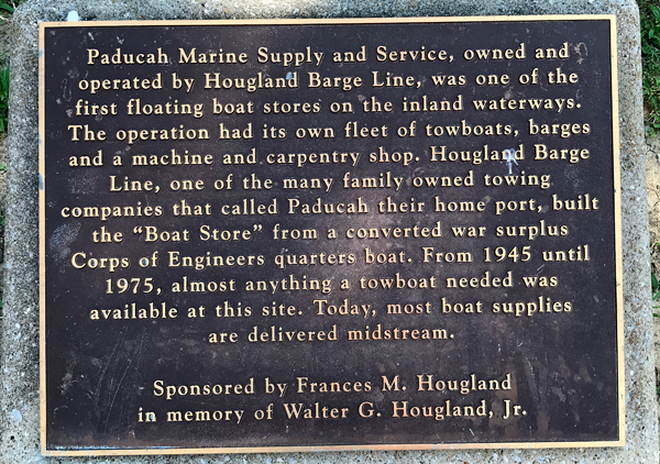 floating boat sign