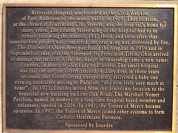 Riverside Hospital sign