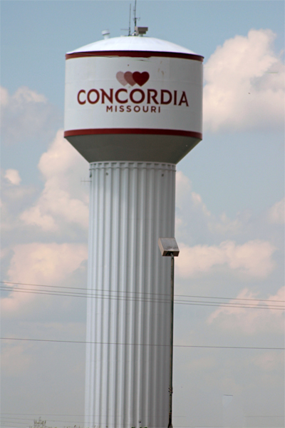 Concordia Missouri water tower