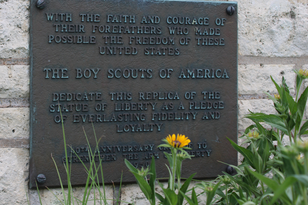 Boy Scouts of America sign